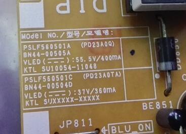 New BN44-00505A PD23A0Q PSLF560501A Original power supply
